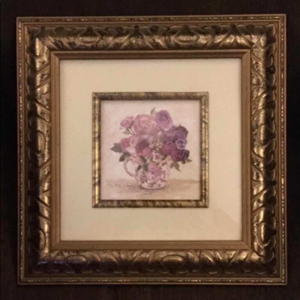 Picture in frame -floral
